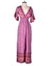 Rusttydustty 100% Viscose Paisley Pink Jumpsuit Size S - photo 1