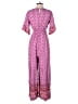 Rusttydustty 100% Viscose Paisley Pink Jumpsuit Size S - photo 2