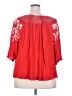 Curations Red 3/4 Sleeve Blouse Size 2X - photo 2