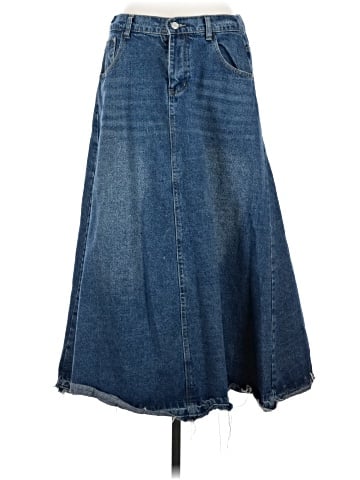 Unbranded Denim Skirt (view 1)