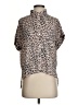 Le Lis Animal Print Pink Short Sleeve Blouse Size S - photo 1