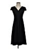 Merona Solid Black Casual Dress Size XS - photo 1
