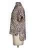 Le Lis Animal Print Pink Short Sleeve Blouse Size S - photo 5