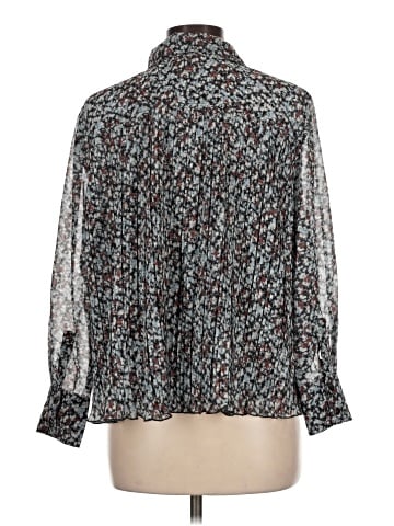Ganni Long Sleeve Blouse (view 2)