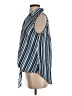 Perseption Concept 100% Polyester Stripes Blue Sleeveless Blouse Size S - photo 5