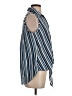 Perseption Concept 100% Polyester Stripes Blue Sleeveless Blouse Size S - photo 4