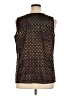 Worthington 100% Polyester Brown Sleeveless Blouse Size XL - photo 2