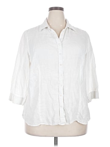 Coldwater Creek 3/4 Sleeve Button-Down Shirt (view 1)