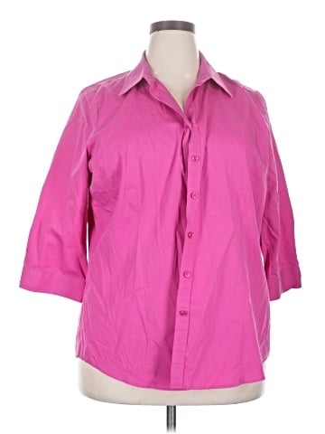 Coldwater Creek 3/4 Sleeve Button-Down Shirt (view 1)