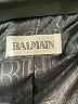 Balmain 100% Polyester Black Belted Windbreaker Size EU (FR) 40 / US 8 - photo 9