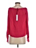 Three Eighty Two 100% Polyester Red Long Sleeve Blouse Size XS - photo 2