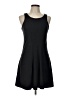 Mudd Solid Black Casual Dress Size L - photo 1
