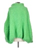 Free People Green Turtleneck Sweater Size S - photo 2