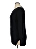 Unbranded Solid Black Pullover Sweater Size XL - photo 5