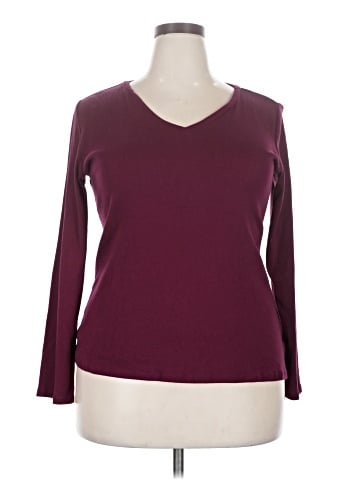 Liz Claiborne 3/4 Sleeve T-Shirt (view 1)