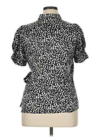 BCBGMAXAZRIA Short Sleeve Blouse (view 2)