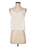 Ann Taylor LOFT 100% Polyester Ivory Sleeveless Blouse Size XXS - photo 1