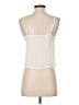 Ann Taylor LOFT 100% Polyester Ivory Sleeveless Blouse Size XXS - photo 2