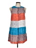 Splendid 100% Rayon Color Block Blue Casual Dress Size M - photo 1