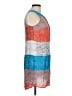 Splendid 100% Rayon Color Block Blue Casual Dress Size M - photo 4