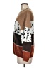 Angashion Animal Print Brown Pullover Sweater Size M - photo 5