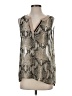 Karlie 100% Polyester Silver Sleeveless Blouse Size S - photo 1