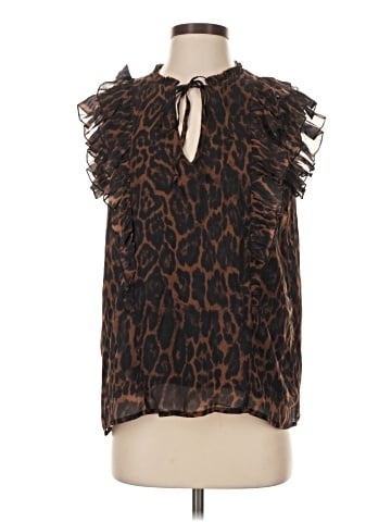 Aqua Sleeveless Blouse (view 1)
