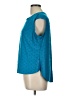 Elle Teal Short Sleeve Top Size L - photo 5