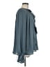 H&M 100% Polyester Teal Long Sleeve Blouse Size M - photo 4