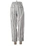 Madewell Stripes Silver Linen Pants Size 2 - photo 2