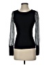 Design History Checkered-gingham Black Pullover Sweater Size XS - photo 1