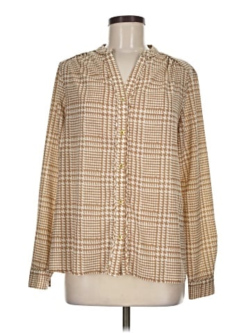 Jones New York Collection Long Sleeve Button-Down Shirt (view 1)