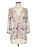 Maeve 100% Polyester Ivory 3/4 Sleeve Blouse Size 4 - photo 1