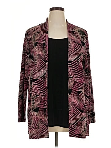 JM Collection Long Sleeve Top (view 1)