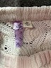 Alya 100% Cotton Ivory Long Sleeve Top Size M - photo 7