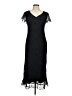CDC Apparel 100% Polyester Black Cocktail Dress Size 8 Petite - photo 1