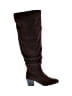 Journee Collection Burgundy Boots Size 7 1/2 - photo 1