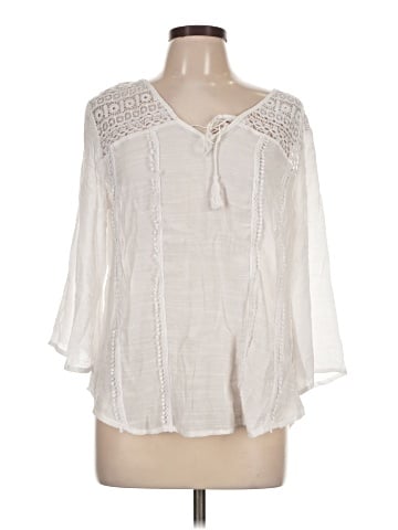 Unique Spectrum 3/4 Sleeve Blouse (view 1)