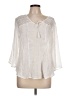 Unique Spectrum Ivory 3/4 Sleeve Blouse Size L - photo 1