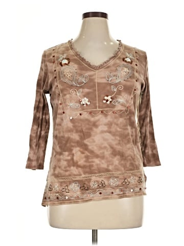 Faded Glory 3/4 Sleeve Blouse (view 1)