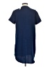 Lush Solid Blue Casual Dress Size S - photo 2