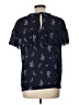 Juicy Couture 100% Polyester Blue Short Sleeve Blouse Size L - photo 2
