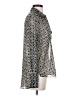Zara Tweed Silver Gray Long Sleeve Blouse Size S - photo 4