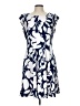 Bethany Print Blue Casual Dress Size L - photo 1