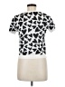 Forever 21 Hearts Silver Short Sleeve Top Size M - photo 2