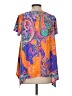 Chaus Paisley Orange Short Sleeve T-Shirt Size S - photo 2