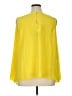 DG^2 by Diane Gilman 100% Polyester Yellow 3/4 Sleeve Blouse Size XL - photo 2