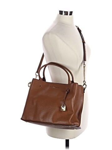MICHAEL Michael Kors Leather Satchel (view 2)