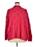 Ellos Hearts Red Turtleneck Sweater Size 1X - photo 1