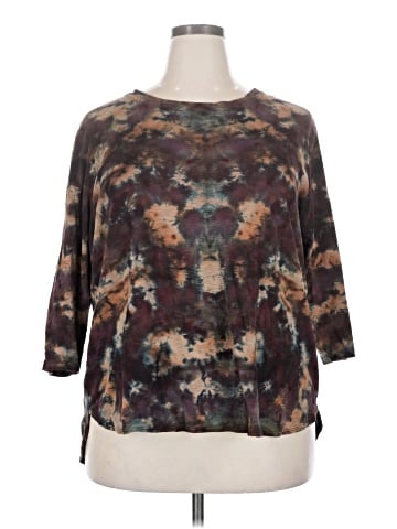 KIRKLAND Signature 3/4 Sleeve T-Shirt (view 1)